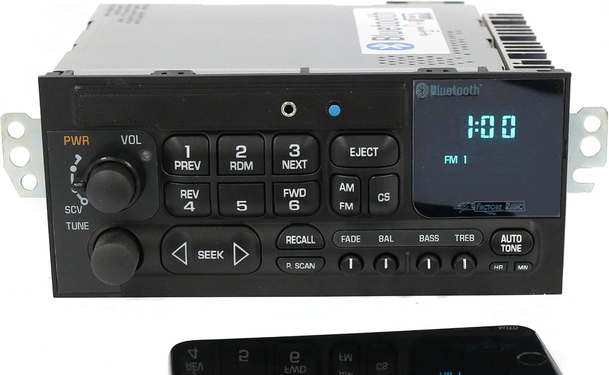 AM FM Radio with Aux Input, Bluetooth and Cassette Controls Q609