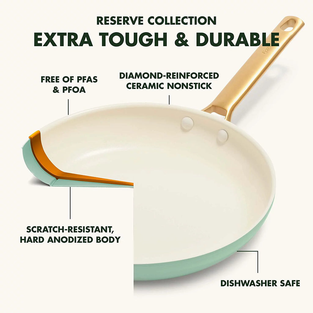 Hard Anodized Ceramic Nonstick 10 Piece Cookware Set L4937