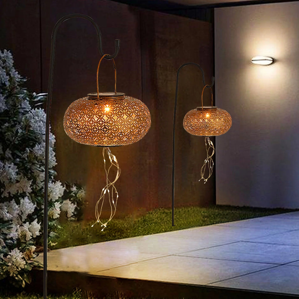 Solar Powered Chinese Lantern String Lamp S6229