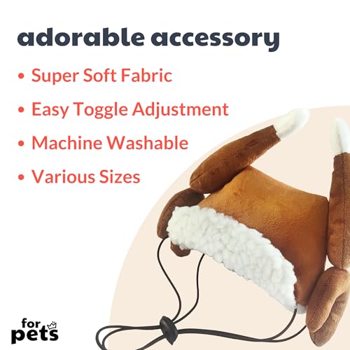 Antler Buffalo Check Pet Hat Z550674