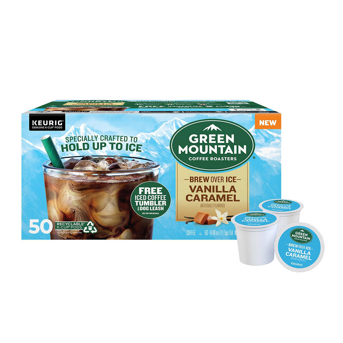 Vanilla Caramel Ice Coffee K-Cup Pods 0.4 oz V411254