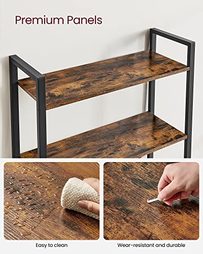 6-Tier Bookshelf with Steel Frame P8424
