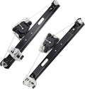 Electric Power Window Regulator Without Motor Rear Left and Right 2-PC Set Pack of 2 G89248