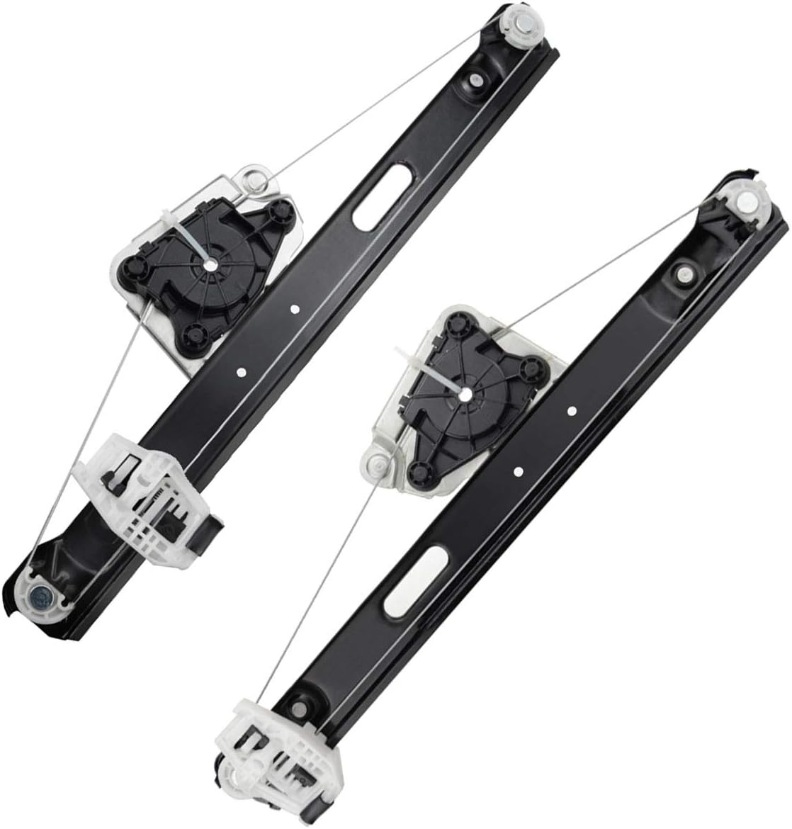 Electric Power Window Regulator Without Motor Rear Left and Right 2-PC Set Pack of 2 G89248