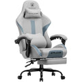 Coal-Black Gaming Chair with Foot Rest K481