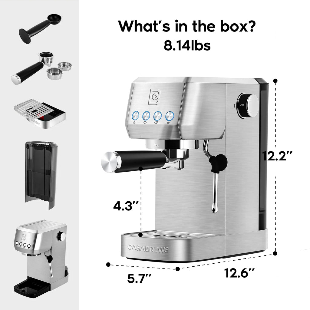 20 Bar Espresso Machine with Milk Frother P388647