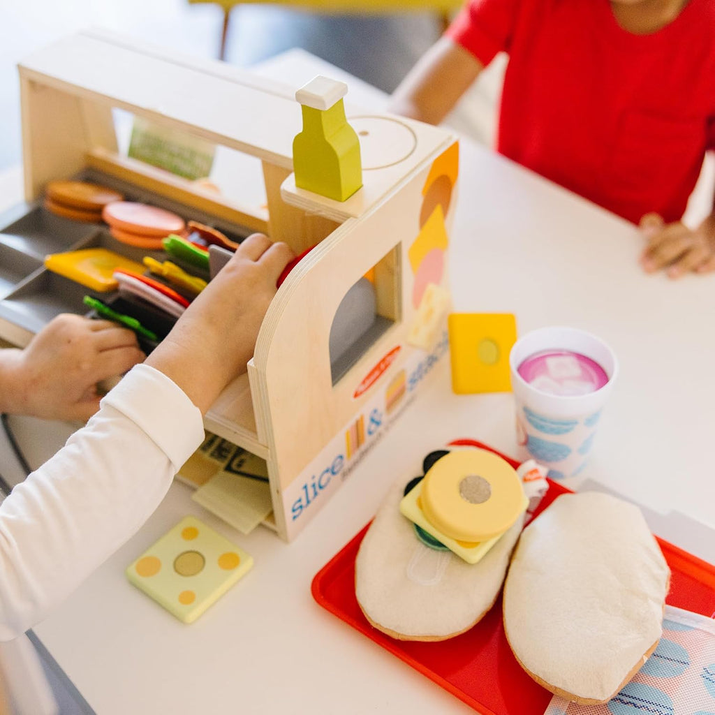 56-Piece Wooden Pretend Play Food Set D51030