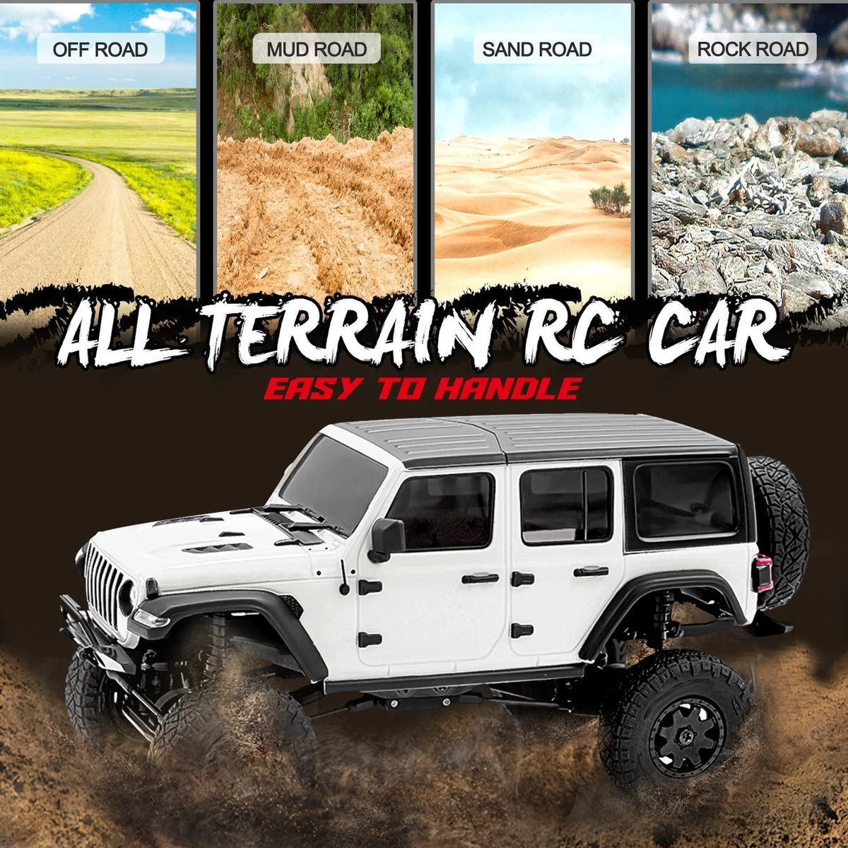 1/24 2.4GHz 4WD RC Off-Road Truck N585990