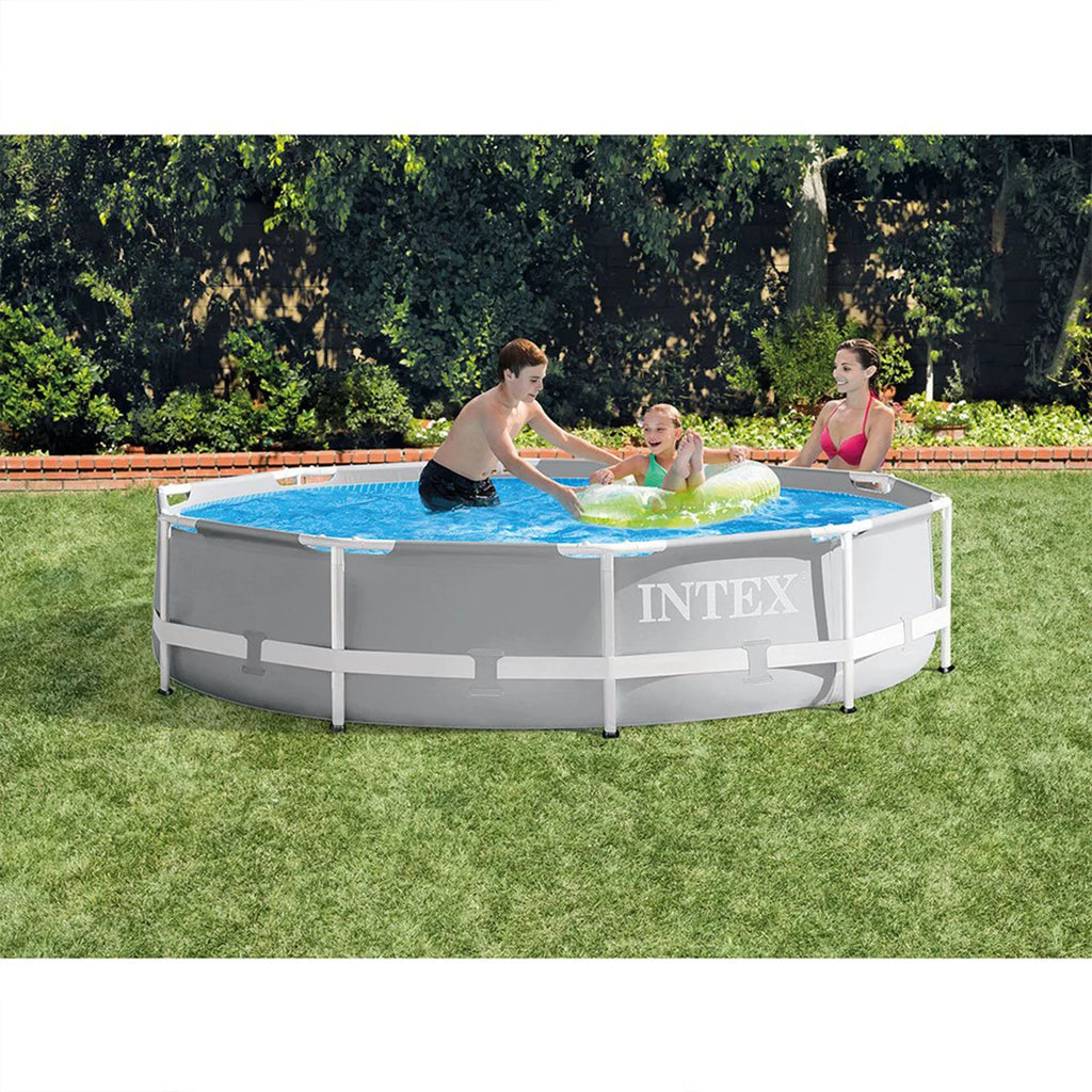 10' x 30 Above Ground Swimming Pool with Filter Pump & Ladder L54519