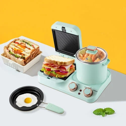 Electric Mini Toaster Breakfast Sandwich Maker C8724