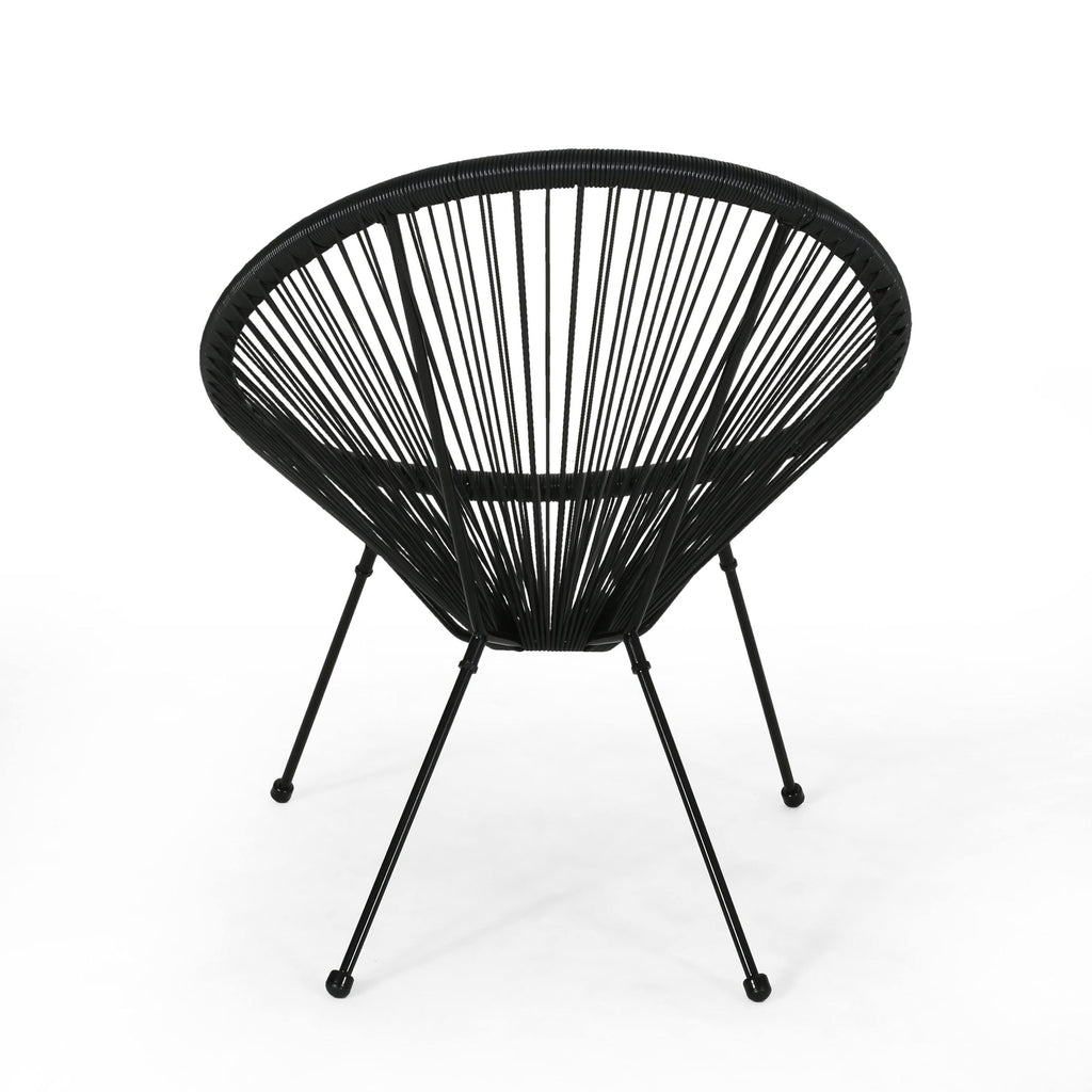 White String Weave Chair Set of 4 Y7038