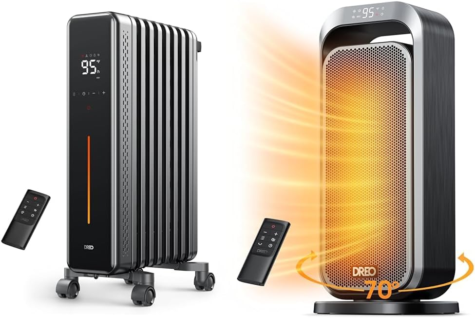1500W Radiator Heater with Remote Control E4776