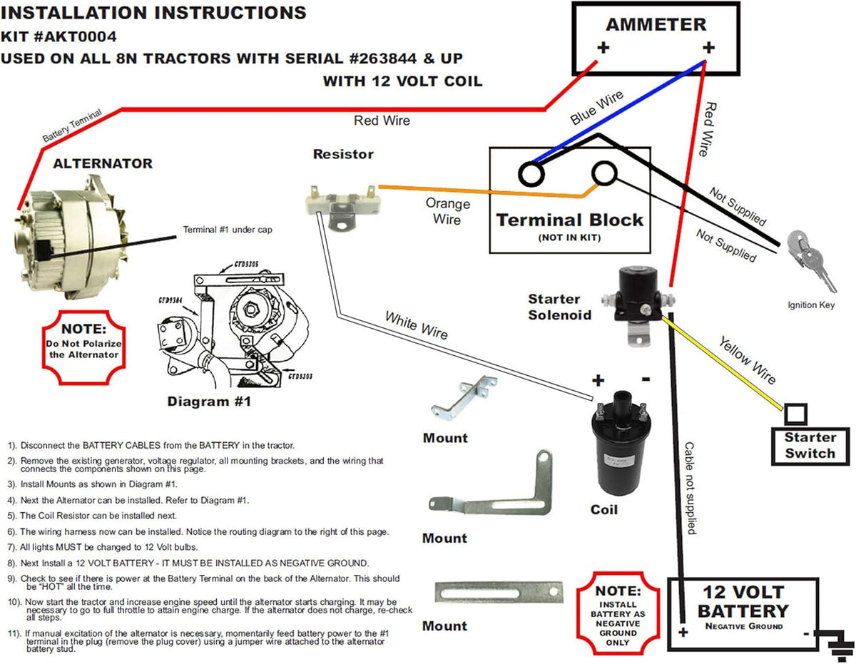 Generator Alternator Conversion Kit Q944958