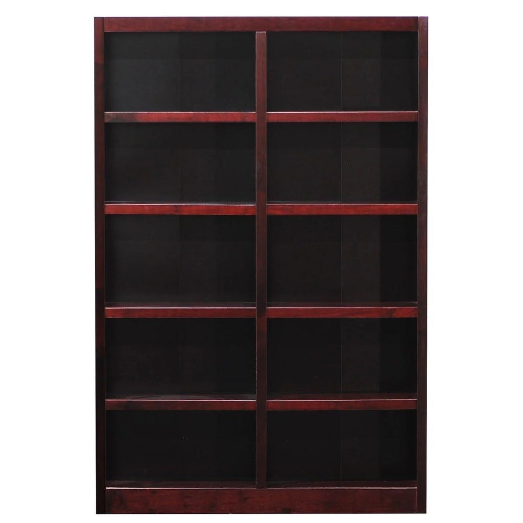10 Shelf Espresso Wood Bookcase R145