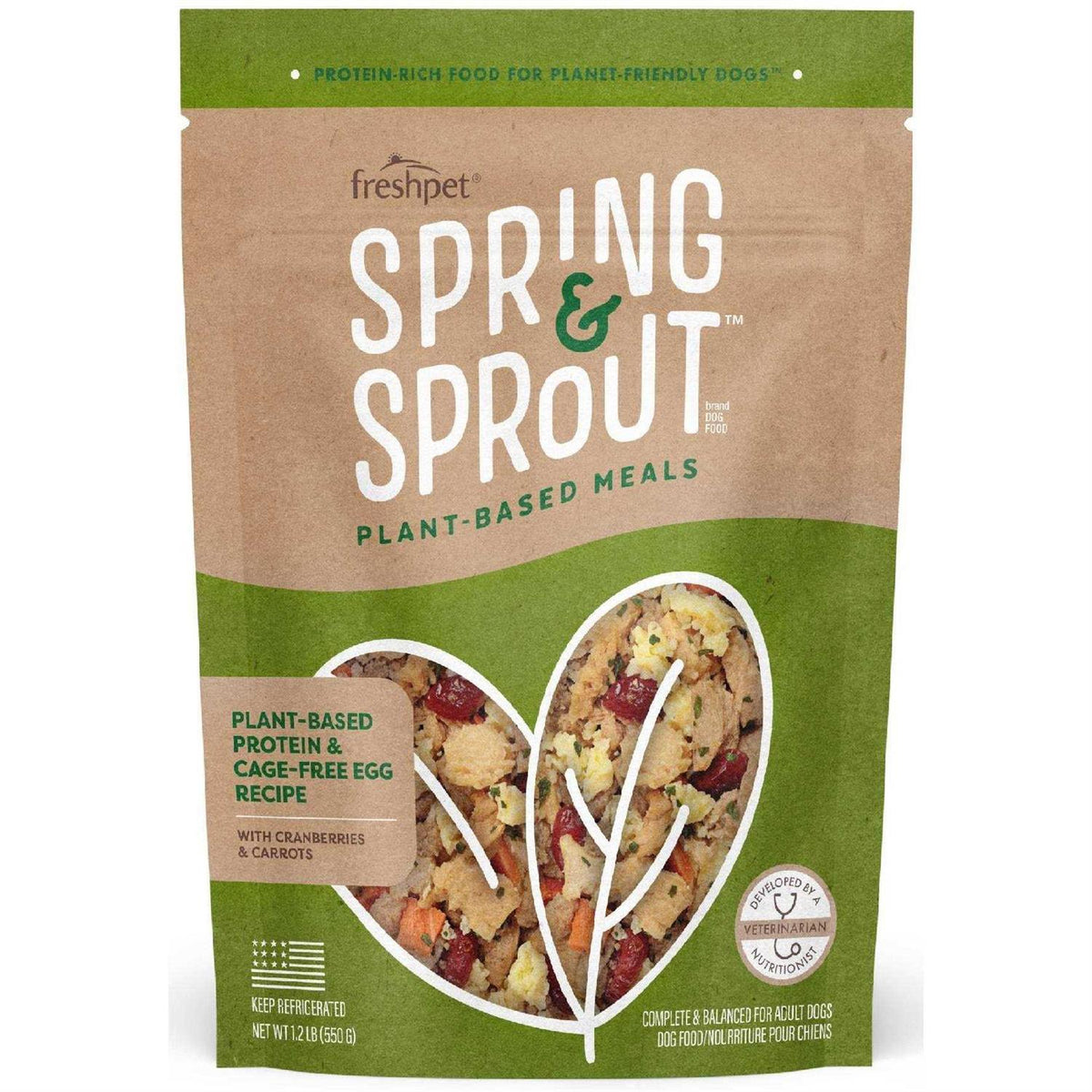 Plant-Based Protein & Cage-Free Egg Recipe Dog Food Q969