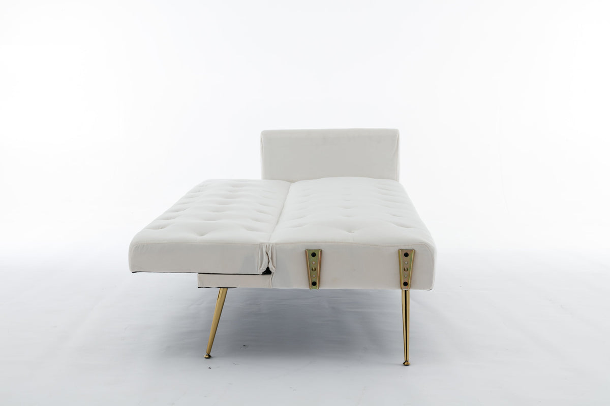 Beige Convertible Sofa Bed G94923