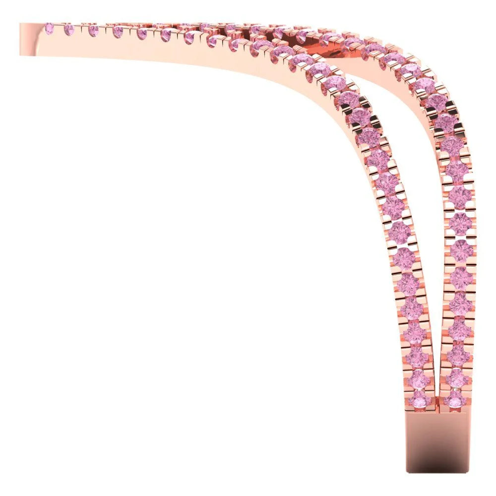 0.52 ct Pink Diamond 14k Rose Gold Ring size 3.75 O29382