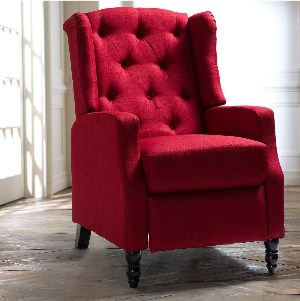 Linen Manual Recliner I917