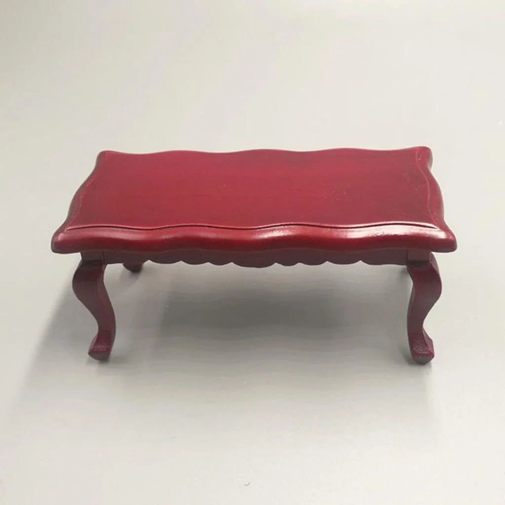 Miniature Walnut Tea Table Dollhouse Furniture D182031