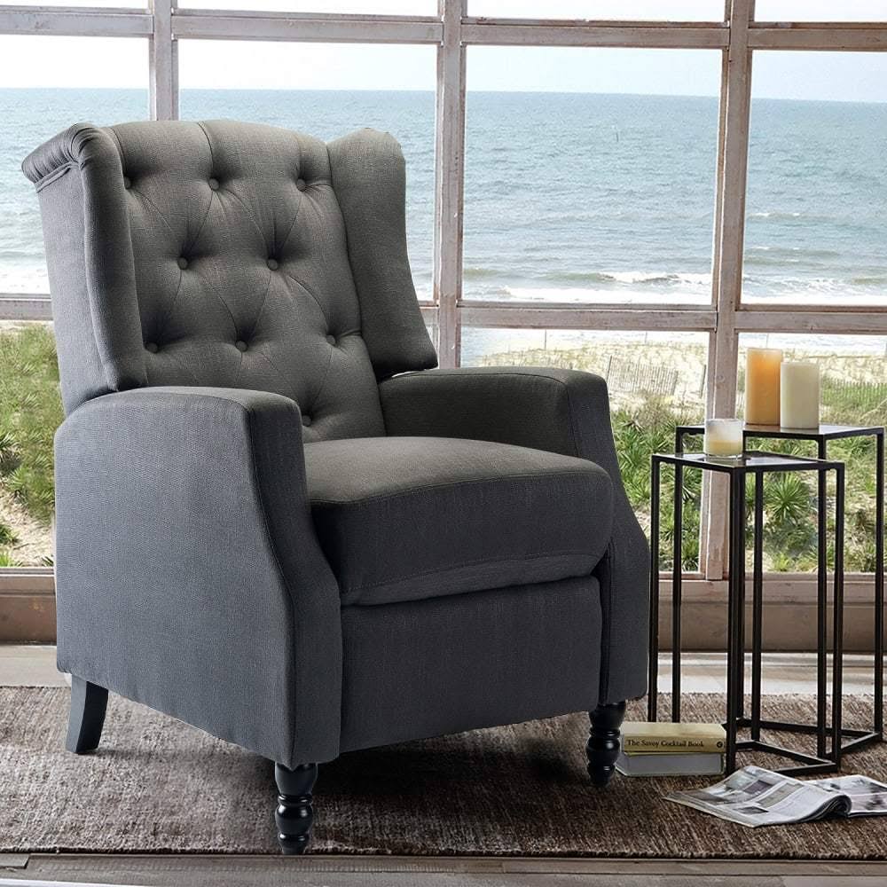 Linen Manual Recliner I917