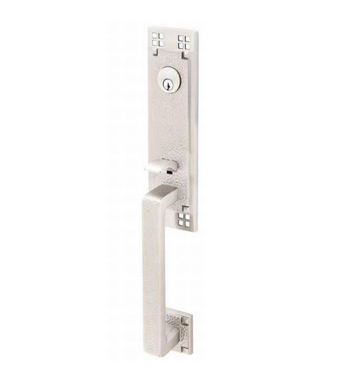 Satin Nickel Crystal Knob Tubular Handleset U510773