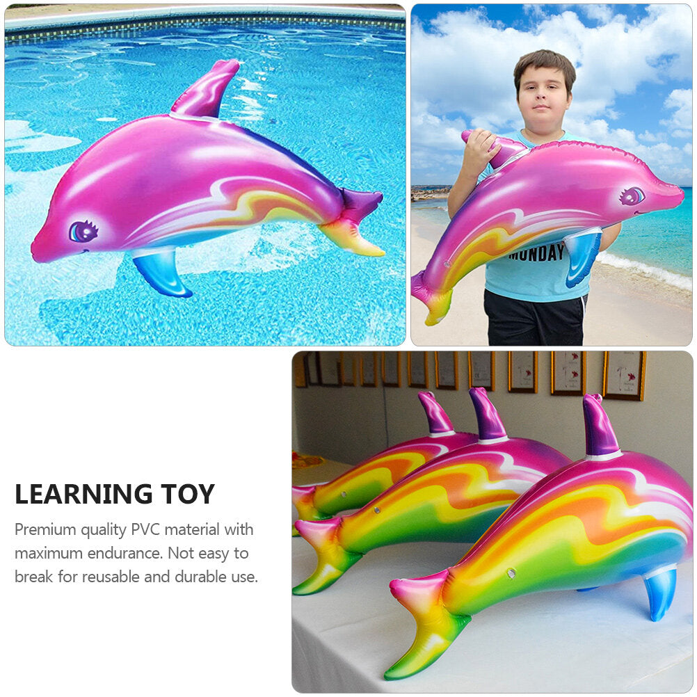 2pcs Big Inflatable Dolphin Toys Q25240