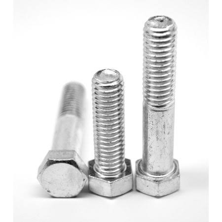 3/8 inch-24 x 6 inch Fine Thread Grade 5 Hex Cap Screw Medium Carbon Steel Zinc Plated Pk 175 B953