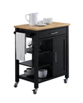 Black Kitchen Cart T2352