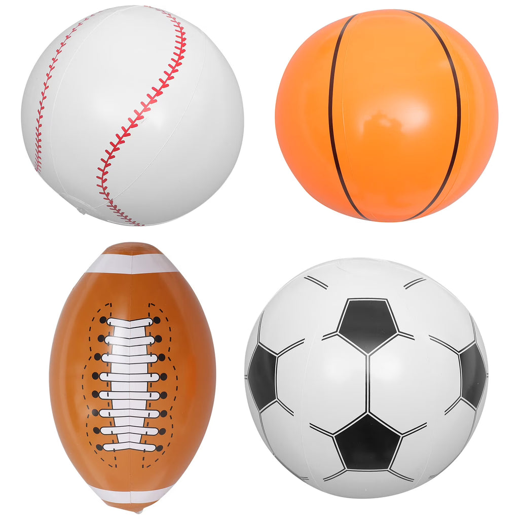 Inflatable Beach Ball Set of 4 Y58517