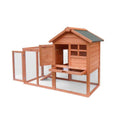 Wooden Chicken Coop with Run H81570