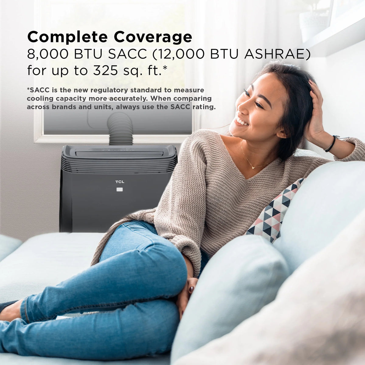 8,000 BTU Smart Portable Air Conditioner T75809