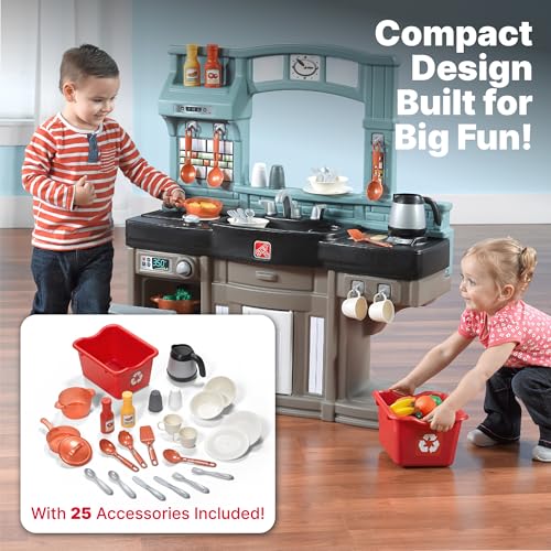 25 Piece Plastic Kids Kitchen Playset S2317