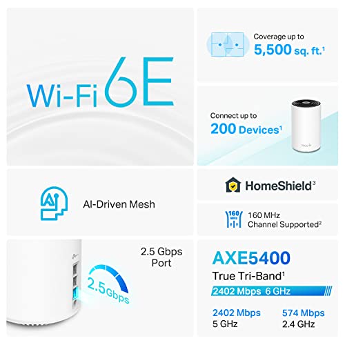 AXE5400 Tri-Band WiFi 6E Mesh System 2-Pack O508159