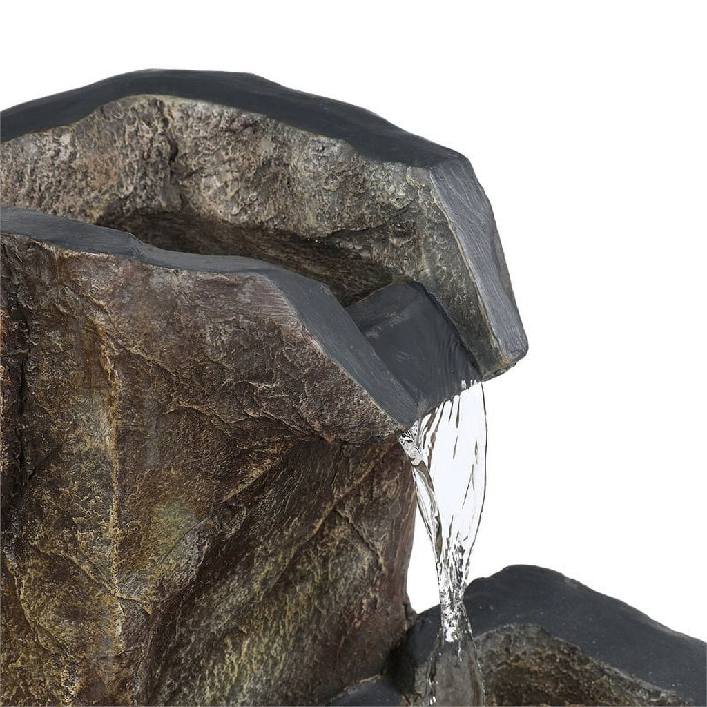 Rock Waterfall Fountain with LED Light T359441