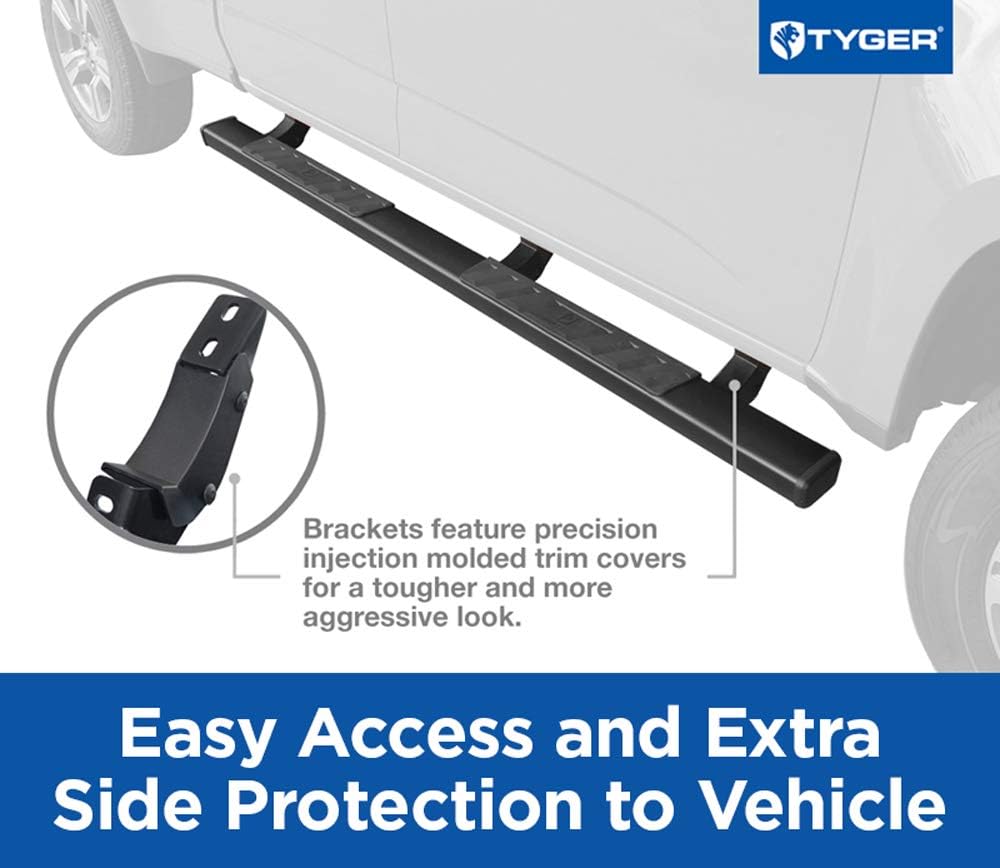 Black Side Step Running Boards U197