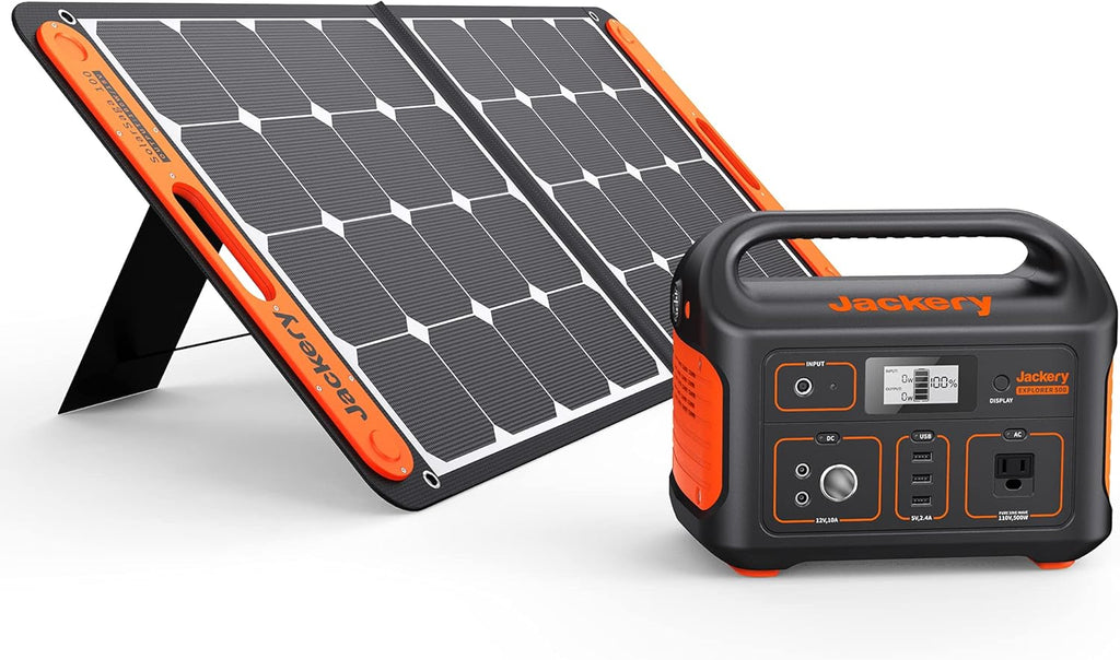 518Wh Solar Generator with Solar Saga 100 Y6683