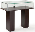 Display Case with Tempered Glass Panels and Hinged Doors A898