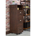 Industrial Filing Cabinet in Vintage Walnut A67423