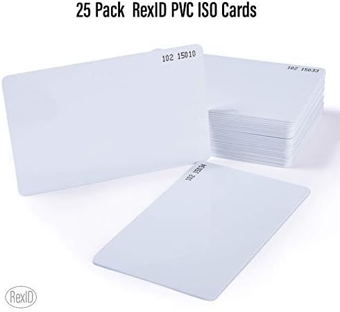 100 Pack PVC ISO Proximity Card W21264
