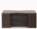 Modern Wood Multi Shelf Coffee Table in Walnut M6278