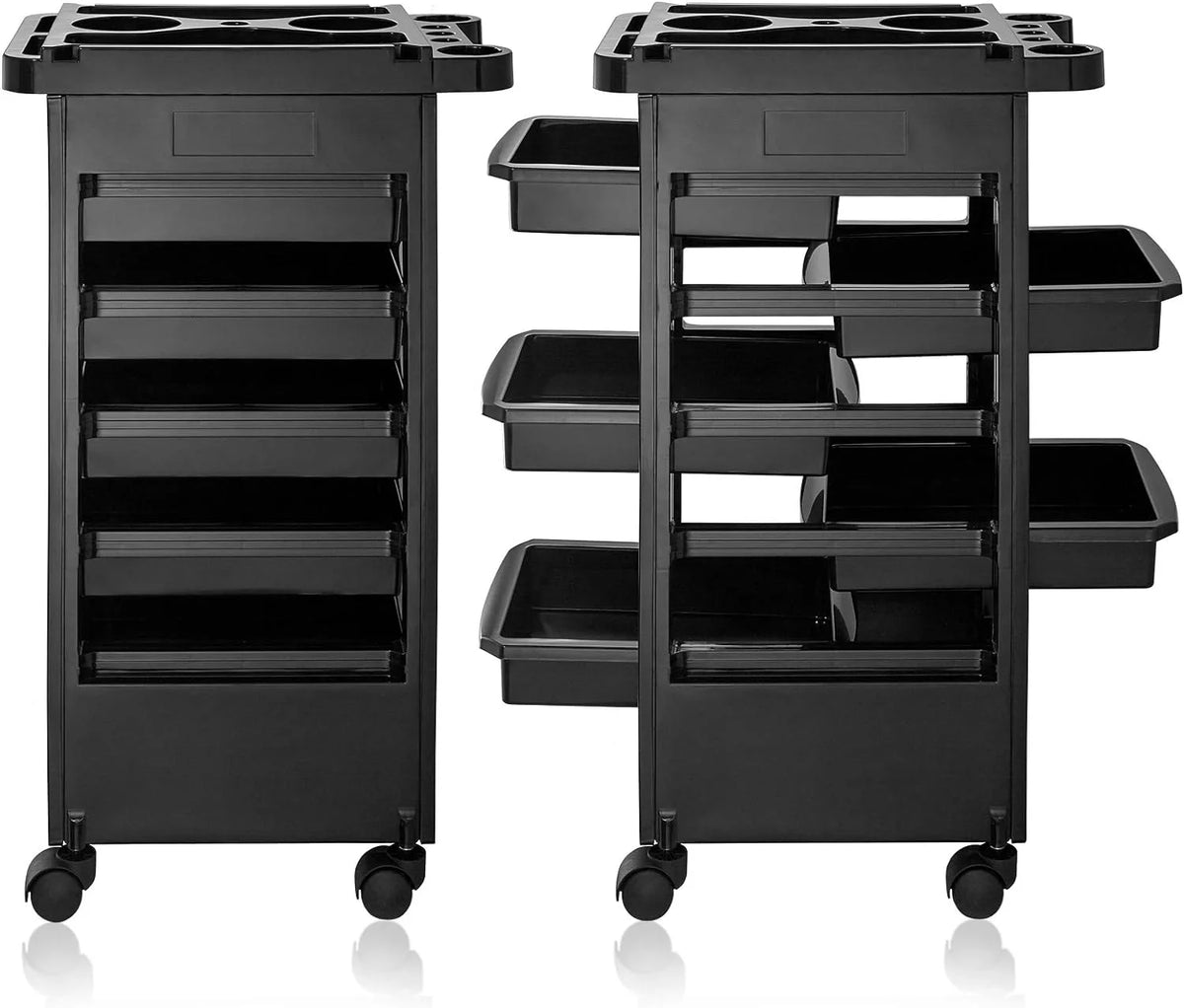 Rolling Trolley Cart With 5 Drawers U753