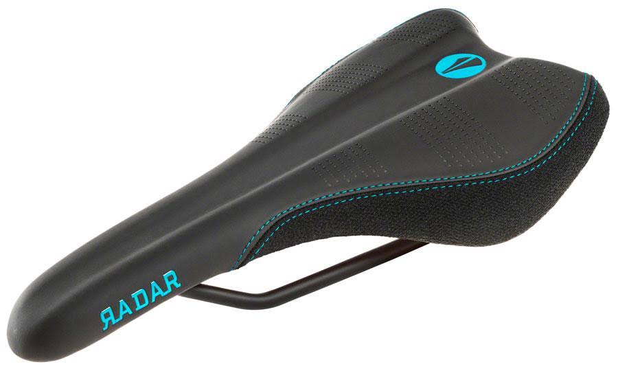 Turquoise Black Saddle with Ti-Alloy Rails X178