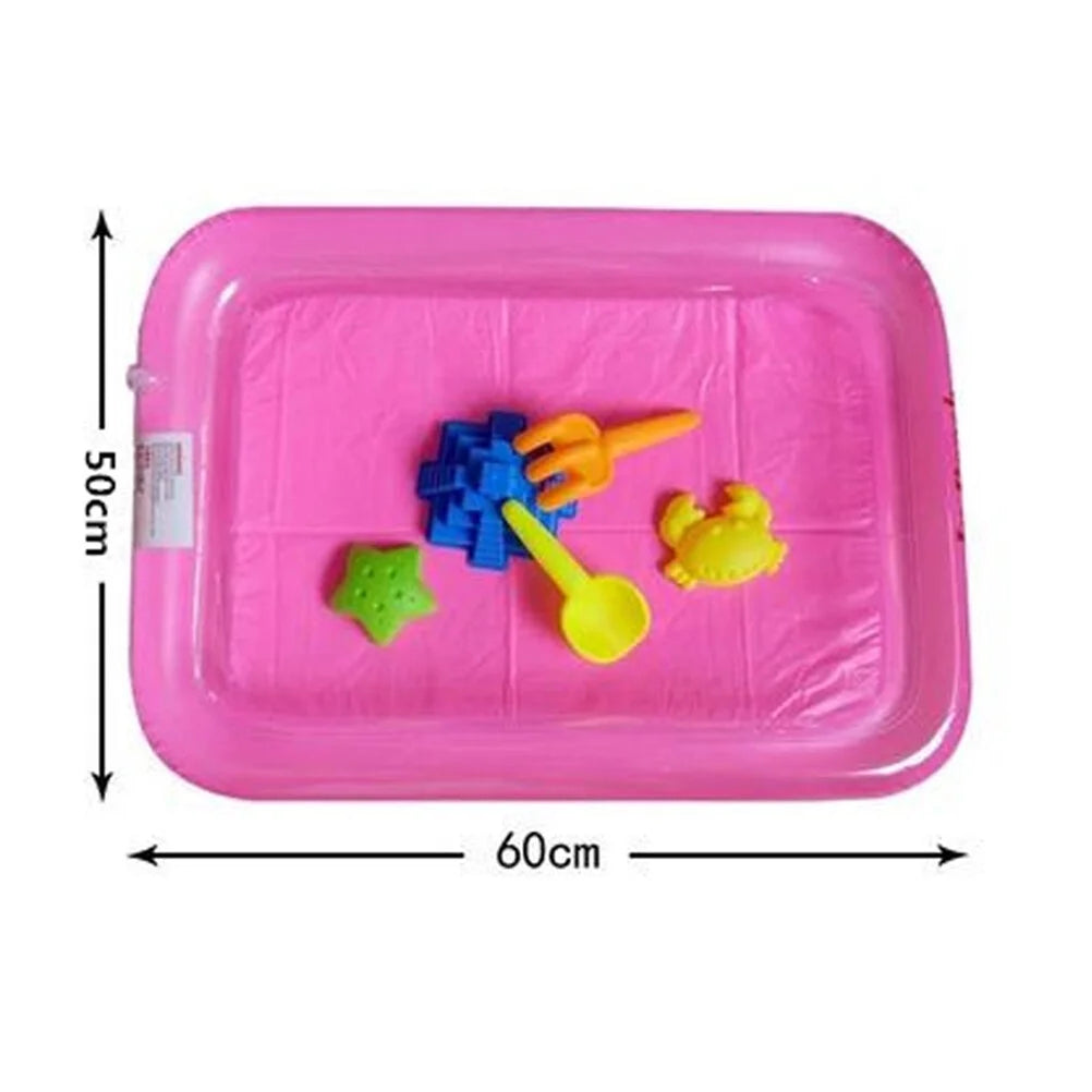 Pink Inflatable Sand Toy Tray W652212
