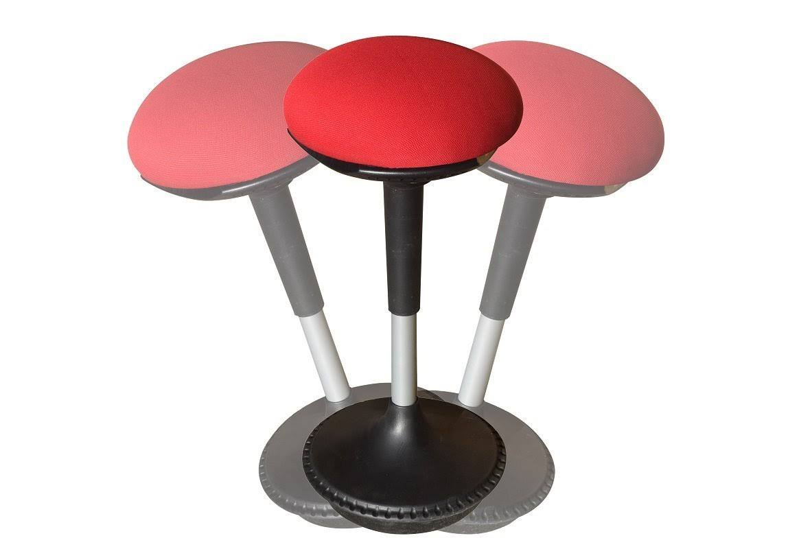 Wobble Stool 2, Tall Adjustable Height Active Sitting Office Chair Swivel Stool W726