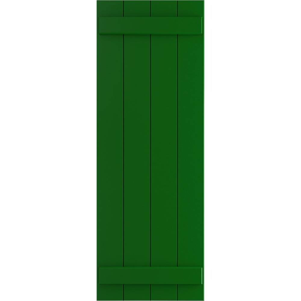 Chrome Composite Board-n-Batten Shutters, Per Pair K3380