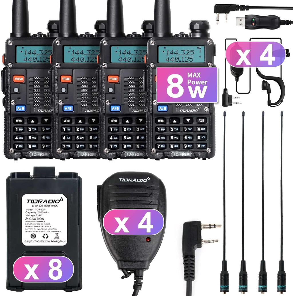 Handheld High Power 2 Way Radio with Programming Cable E35833