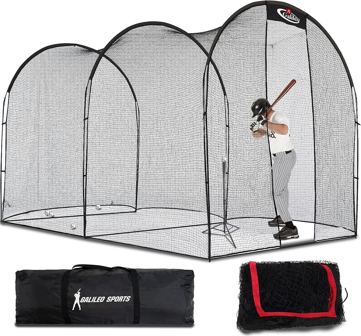 Portable Heavy Duty Baseball Softball Batting Cage J78276