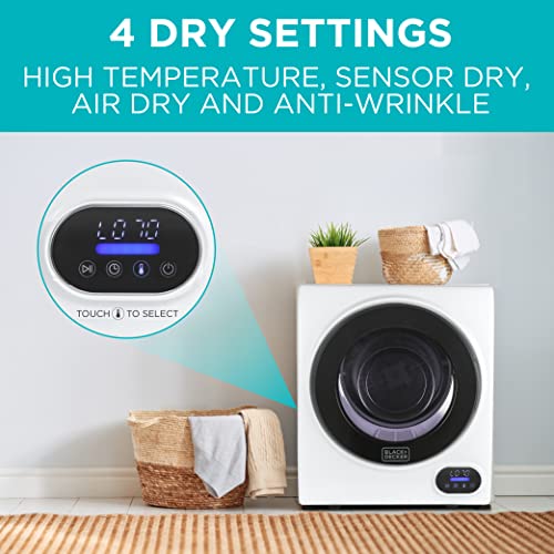 Compact Dryer 4 Modes 13.2 lbs. White D234