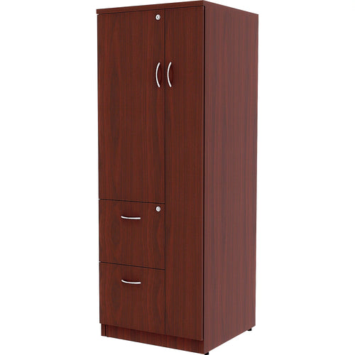 2 Drawer Mahogany Laminate Storage Cabinet T74567