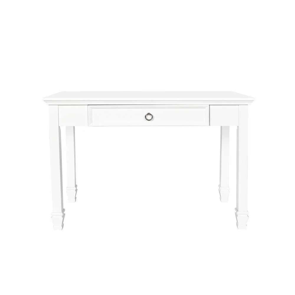 White 1-Drawer Wood Desk P190